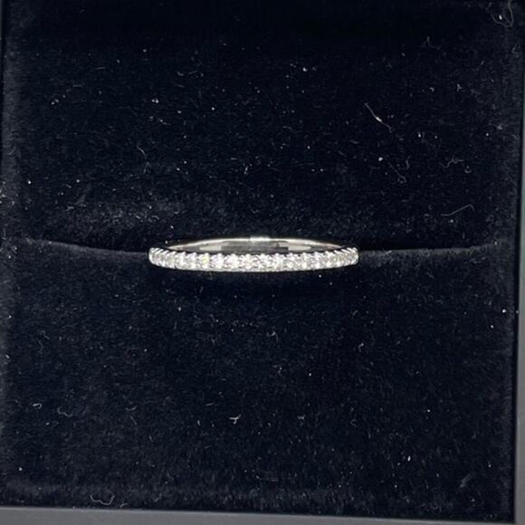 Ring Jewelry - Moissanite Diamond Wedding Band Anniversary Ring GRA Certified Size 9